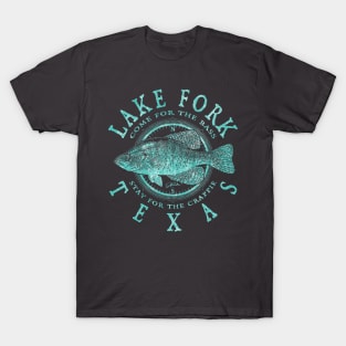 Lake Fork, Texas, Crappie Fishing T-Shirt